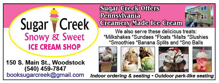 Sugar Creek Ice Cream, Woodstock