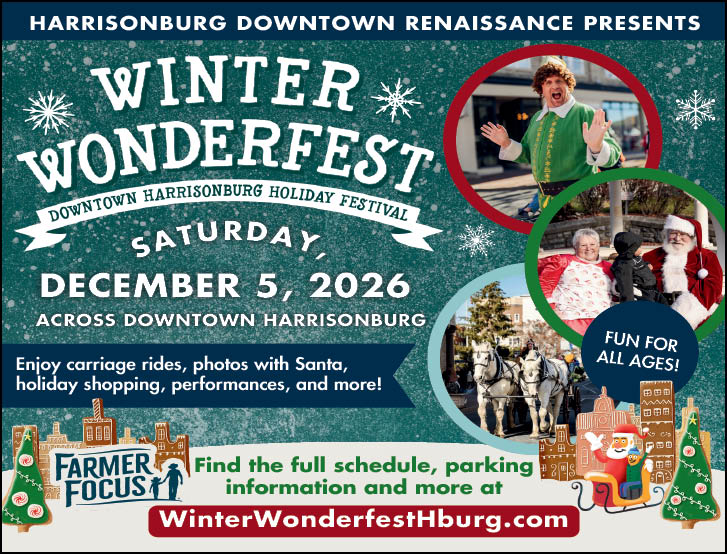 Winter Wonder Fest, Dec 5th, 2026, Harrisonburg